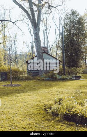 Ein gruseliges altes Haus Stockfoto