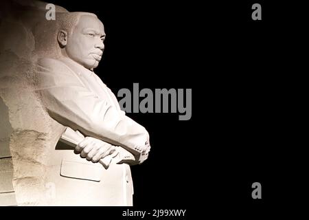 Denkmal von Dr. Martin Luther King in Washington DC. Stockfoto