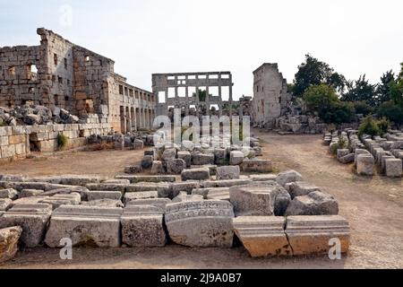 Kirche des heiligen Simeon Syrien Stockfoto