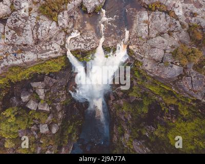 Carrington Falls in den südlichen Highlands von New South Wales, Australien. Stockfoto