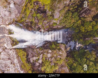 Carrington Falls in den südlichen Highlands von New South Wales, Australien. Stockfoto