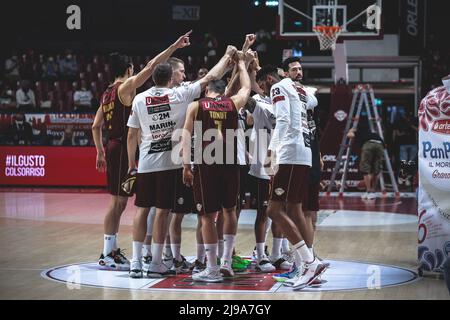 Palasport Taliercio, Venedig, Italien, 21. Mai 2022, Umana Reyer Venezia während des Playoff - Umana Reyer Venezia gegen Bertram Derthona Tortona - Italienische Basketball A Serie Championship Stockfoto