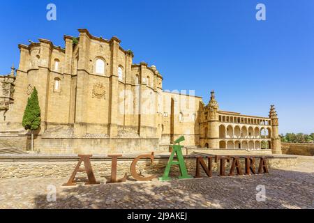 Alcantara, Spanien. 28. April 2022. Konventualkirche San Benito Stockfoto