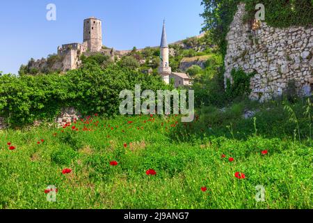 Pocitelj, Herzegowina-Neretva, Bosnien und Herzegowina, Europa Stockfoto