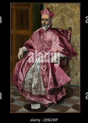 Kardinal Fernando Niño de Guevara. El Greco (Domenikos Theotokopoulos). Ca. 1600. Stockfoto