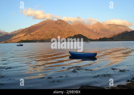 Foto der fünf Schwestern von Kintail in den West Highlands von Schottland, Großbritannien Stockfoto