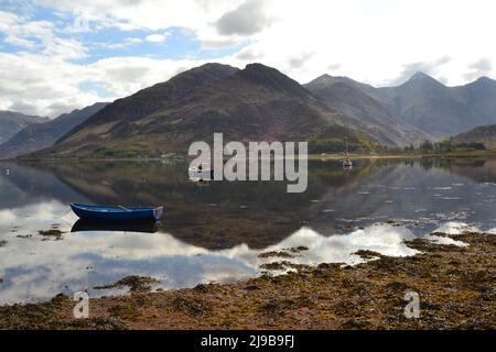 Foto der fünf Schwestern von Kintail in den West Highlands von Schottland, Großbritannien Stockfoto