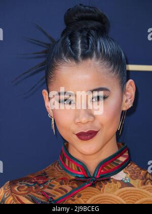 LOS ANGELES, KALIFORNIEN, USA - 21. MAI: Leah Lewis kommt zur ersten Gold Gala 2022: The New Gold Age, die am 21. Mai 2022 in Vibiana in Los Angeles, Kalifornien, USA, stattfand. (Foto von Xavier Collin/Image Press Agency) Stockfoto