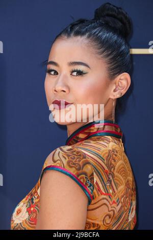 LOS ANGELES, KALIFORNIEN, USA - 21. MAI: Leah Lewis kommt zur ersten Gold Gala 2022: The New Gold Age, die am 21. Mai 2022 in Vibiana in Los Angeles, Kalifornien, USA, stattfand. (Foto von Xavier Collin/Image Press Agency) Stockfoto