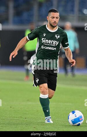 21.. Mai 2022; Stadio Olimpico, Rom, Italien; Serie A Fußball, SS Lazio gegen Hellas Verona; Gianluca Caprari von Hellas Verona Stockfoto