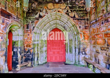 Frankreich, Morbihan (56), Neulliac, Kapelle Notre-Dame-de-Carmès, Stockfoto