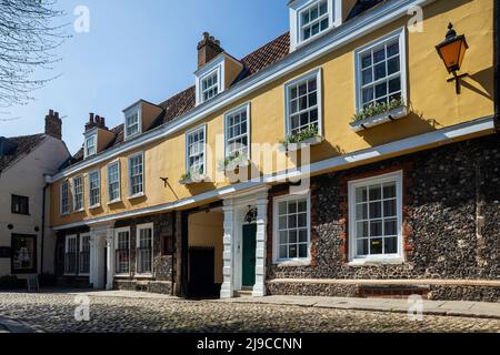 Nachmittag auf Elm Hill. Stockfoto