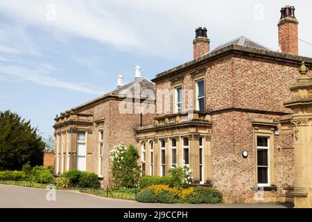 Preston Hall, heute das Preston Park Museum, bei Stockton-on-Tees in England. Stockfoto