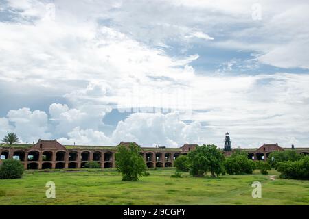 Fort Jefferson liegt im Dry Tortugas National Park in Florida Stockfoto