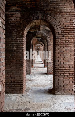 Fort Jefferson liegt im Dry Tortugas National Park in Florida Stockfoto