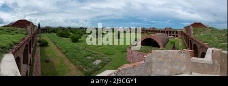 Fort Jefferson liegt im Dry Tortugas National Park in Florida Stockfoto