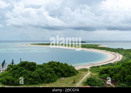 Blick auf den Strand im Dry Tortugas National Park Stockfoto