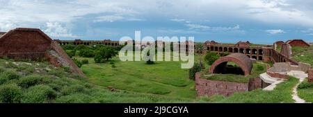 Fort Jefferson liegt im Dry Tortugas National Park in Florida Stockfoto