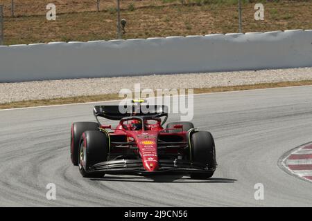 Barcelona, Circuit de Barcelona Catalunya, Spanien. 22.. Mai 2022. F1 großer Preis von Spanien, Renntag; Scuderia Ferrari, Carlos Sainz Credit: Action Plus Sports/Alamy Live News Stockfoto