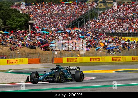 18 STROLL Lance (CAN), Aston Martin F1 Team AMR22, Action während des Formel 1 Pirelli Grand Premio de Espana 2022, 6. Runde der FIA Formel 1 Weltmeisterschaft 2022, auf dem Circuit de Barcelona-Catalunya, vom 20. Bis 22. Mai 2022 in Montmelo, Spanien - Foto Florent Gooden / DPPI Stockfoto