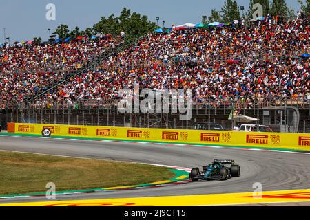 18 STROLL Lance (CAN), Aston Martin F1 Team AMR22, Action während des Formel 1 Pirelli Grand Premio de Espana 2022, 6. Runde der FIA Formel 1 Weltmeisterschaft 2022, auf dem Circuit de Barcelona-Catalunya, vom 20. Bis 22. Mai 2022 in Montmelo, Spanien - Foto Florent Gooden / DPPI Stockfoto
