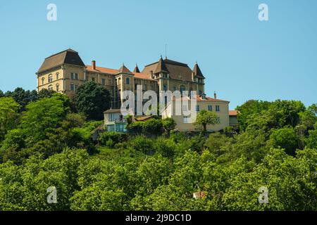 Panoramablick auf die High School Saint in Lyon Frankreich Stockfoto