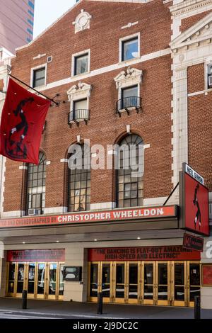 Festzelt „MJ The Musical“ im Neil Simon Theater, Times Square, NYC, USA 2021 Stockfoto