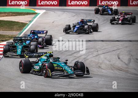 Barcelona, Spanien. 22.. Mai 2022. F1 Piloten treten während des spanischen GP auf dem Circuit de Catalunya an Credit: Matthias Oesterle/Alamy Live News Stockfoto