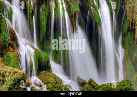 Kravica Wasserfall, Herzegowina-Neretva, Bosnien und Herzegowina, Europa Stockfoto