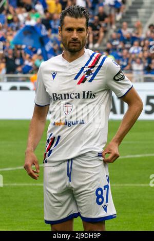 Mailand, Italien - Mai 22 2022 - Inter - Sampdoria Serie A - candreva antonio sampdoria Credit: Christian Santi/Alamy Live News Stockfoto