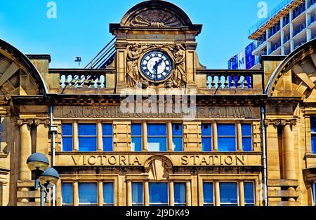 Victoria Railway Station, Manchester, England Stockfoto