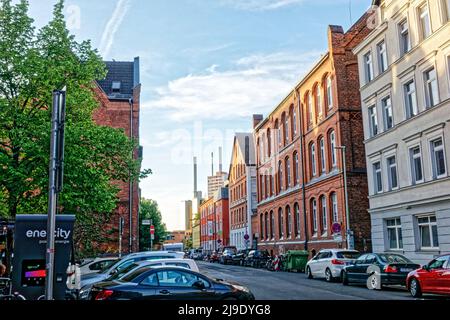 Stephanus. Straße Linden Landschaftsgarten in Linden. Von-Alten-Garten Hannover. Stockfoto