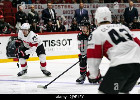 Helsinki, Finnland. 21.. Mai 2022. (Kanada) During Ice Hockey World Championship - Canada vs Switzerland, Ice Hockey in Helsinki, Finnland, Mai 21 2022 Credit: Independent Photo Agency/Alamy Live News Stockfoto