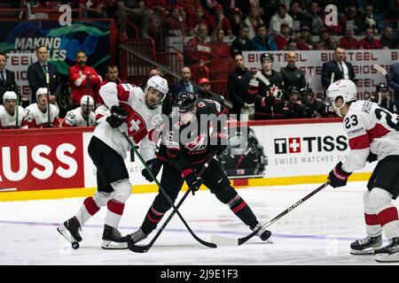 Helsinki, Finnland. 21.. Mai 2022. (Kanada) During Ice Hockey World Championship - Canada vs Switzerland, Ice Hockey in Helsinki, Finnland, Mai 21 2022 Credit: Independent Photo Agency/Alamy Live News Stockfoto