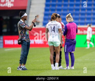 Harrison, Vereinigte Staaten Von Amerika. 22.. Mai 2022. Während des Spiels der National Womens Soccer League zwischen NJ/NY Gotham FC und Racing Louisville FC in der RedBull Arena in Harrison, NJ Georgia Soares/SPP Credit: SPP Sport Press Photo. /Alamy Live News Stockfoto