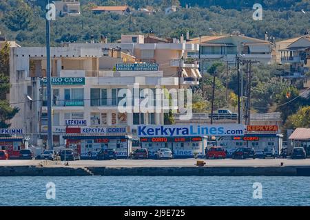 Igoumenitsa alter Hafen im Ionischen Meer Griechenland Stockfoto