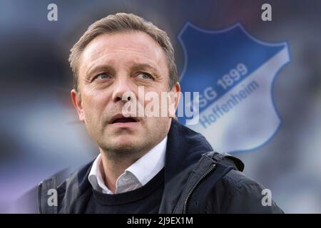 FOTOMONTAGE: Andre Breitenreiter wird neuer Trainer bei der TSG 1899 Hoffenheim. Trainer Andre BREITENREITER (H) kümmert sich um das obere, halblange Porträt, Fußball 1. Bundesliga, Spieltag 13., Hannover 96 (H) - Hertha BSC Berlin (B) 0: 2, am 1.. Dezember 2018 in Hannover/Deutschland. vÇ¬ Stockfoto