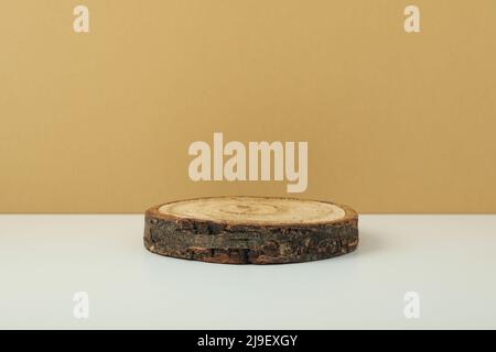 Komposition mit Podium für Ihr Design und Ihre Werbung Stockfoto