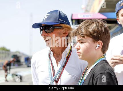 Emerson Fittipaldi während des Formel 1 Pirelli Grand Premio de Espana 2022, 6. Lauf der FIA Formel 1 Weltmeisterschaft 2022, auf dem Circuit de Barcelona-Catalunya, vom 20. Bis 22. Mai 2022 in Montmelo, Spanien - Foto: Xavi Bonilla/DPPI/LiveMedia Stockfoto