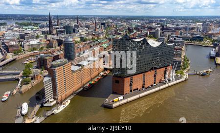 Elbphilharmonie Hamburg, Konzerthalle, Hambuerg, Deutschland Stockfoto