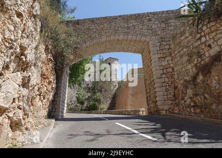 Zitadelle von St.Elme, Villefranche sur Mer, Frankreich Stockfoto