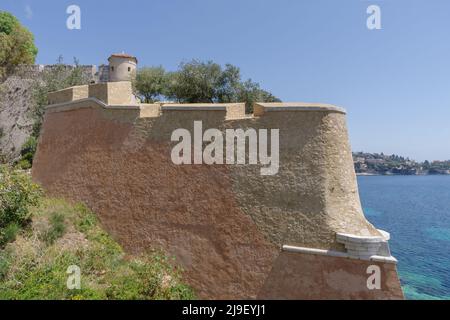 Zitadelle von St.Elme, Villefranche sur Mer, Frankreich Stockfoto