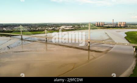 Gateway Bridge , Runcorn , Widnes 2022 Stockfoto
