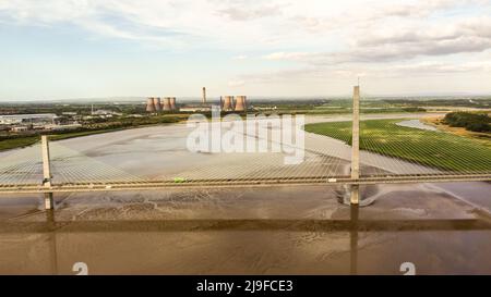 Gateway Bridge , Runcorn , Widnes 2022 Stockfoto