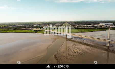 Gateway Bridge , Runcorn , Widnes 2022 Stockfoto