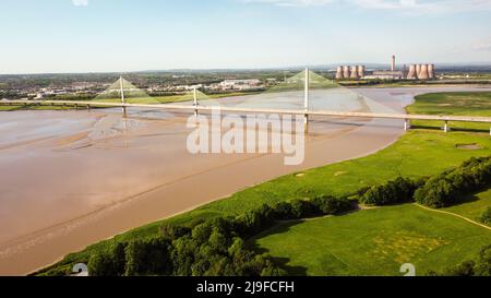 Gateway Bridge , Runcorn , Widnes 2022 Stockfoto