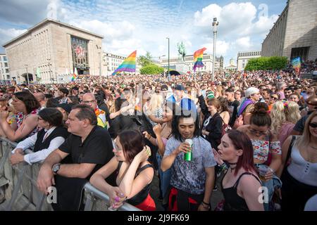 Belgischer Stolz Brüssel 2022 Stockfoto