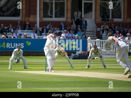 Middlesex gegen Durham bei der LV Insurance County Championship als Lords am 19.. Mai 2022 Stockfoto