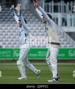 Middlesex gegen Durham bei der LV Insurance County Championship als Lords am 19.. Mai 2022 Stockfoto