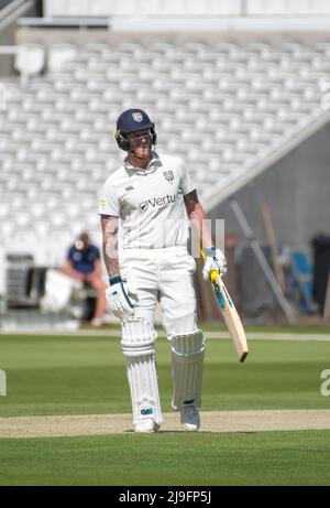 Middlesex gegen Durham bei der LV Insurance County Championship als Lords am 19.. Mai 2022 Stockfoto